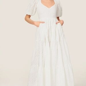 Anthropologie Millie Maja Eyelet Dress, XS
